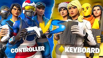 4 CONTROLLER PROS vs 4 KEYBOARD PROS!