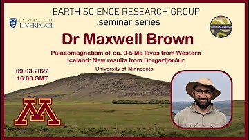 Palaeomagnetism of ca. 0-5 Ma lavas from Western Iceland: results from Borgarfjörður - Maxwell Brown