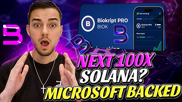 Best Crypto Presale to Buy Now? Biokript Pro: The Only Crypto Project Backed by Google AND Microsoft