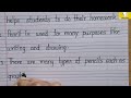 How to improve and write beautiful in english  true facts of pencil  handwriting  english 182