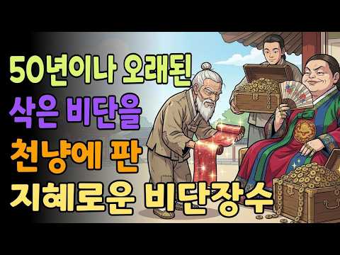 조선야담소 부잣집 마님에게 50년이나 오래된 삭은 비단을 천냥에 판 지혜로운 비단장수 야담ㅣ민담ㅣ설화ㅣ전설ㅣ조선야담ㅣ옛날이야기ㅣ오디오북ㅣ수면ㅣ잠잘때ㅣ인과응보   자업자득