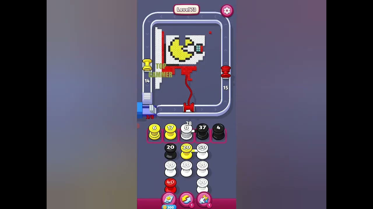 Yarn Flow level 73 gameplay walkthrough solution