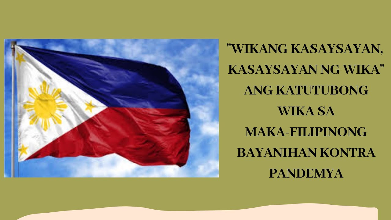 WIKANG KASAYSAYAN KASAYSAYAN NG WIKA  SPOKEN POETRY