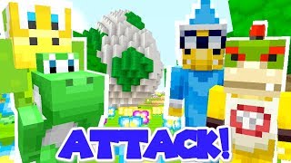 Minecraft | Super Mario Series | Bowser Jr Attacks Yoshi's Island! [350]