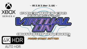 Cyber Troopers Virtual-On Oratorio Tangram (OT) HDR 10-bit 4K Xbox Series X Arcade Attract Mode Loop