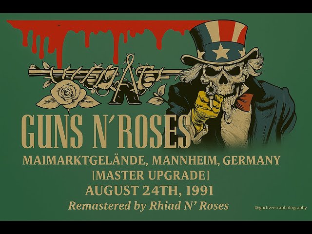 Guns N' Roses - August 24th, 1991 - Maimarktgelande, Manheim