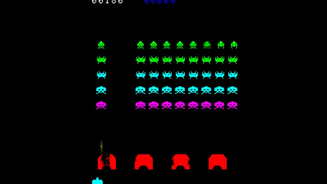  New スペースインベーダー / Space Invaders 23840pts