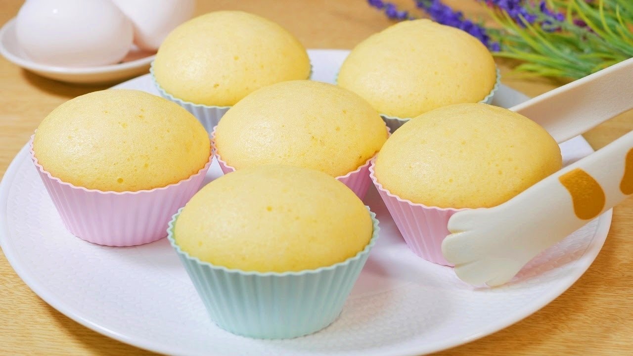 ホットケーキミックスで作る たまご蒸しパン How To Make Steamed Egg Bread Youtube