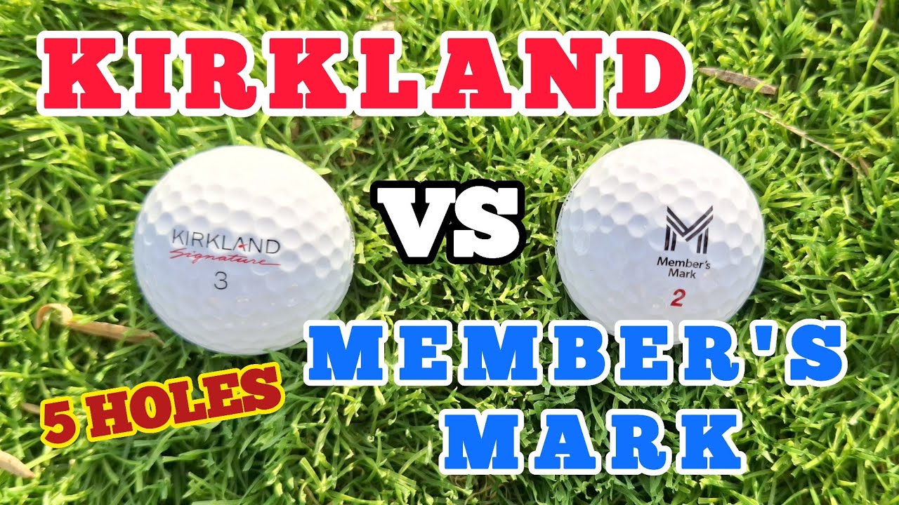 Kirkland signature version 2 vs member s mark golf ball 5 hole