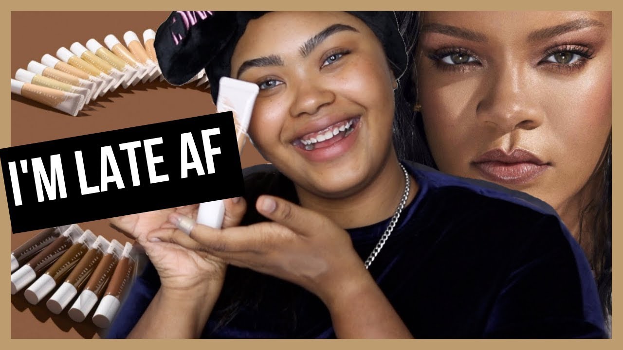 I'M LATE BUT WE HERE NOW Fenty Hydrating Foundation Review | KennieJD