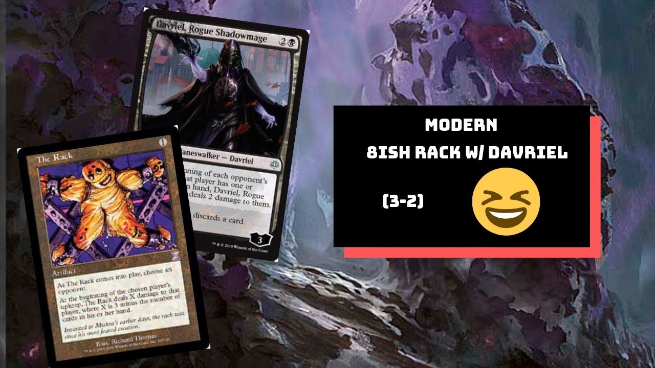 8 RACK W/ DAVRIEL- MODERN - (3-2)