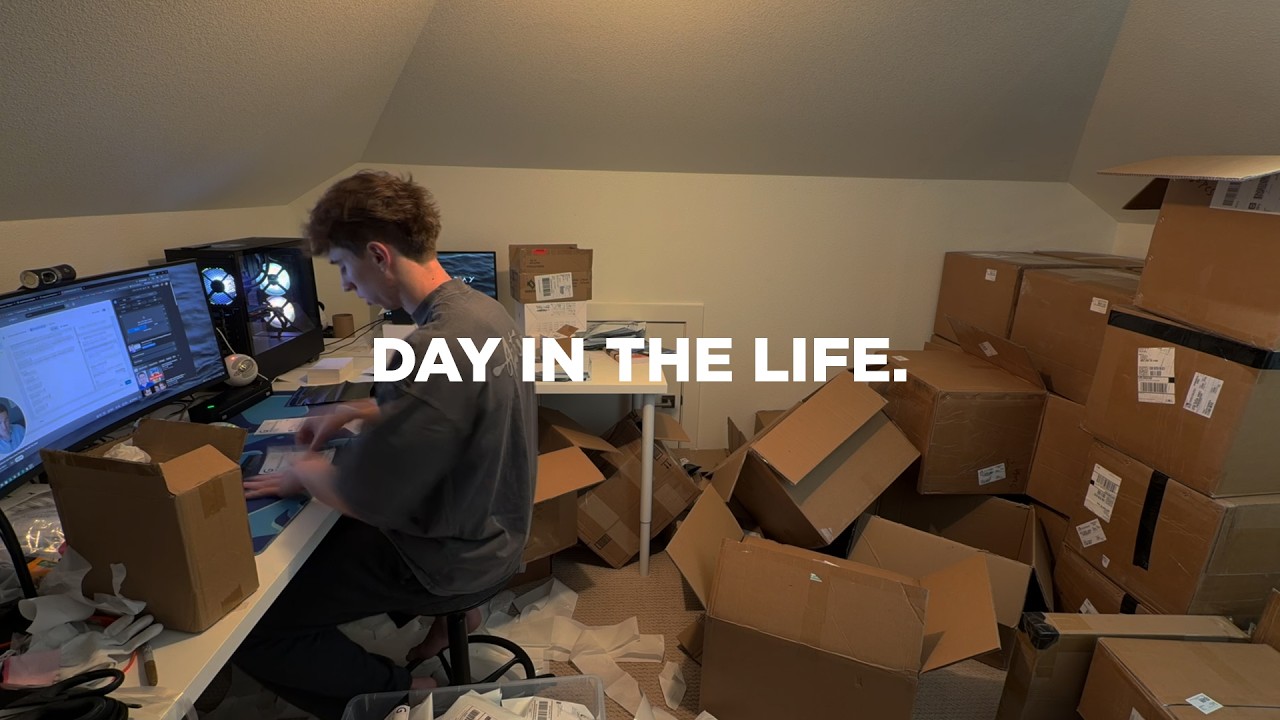 Реалистичный день из жизни 21-летнего владельца бизнеса.