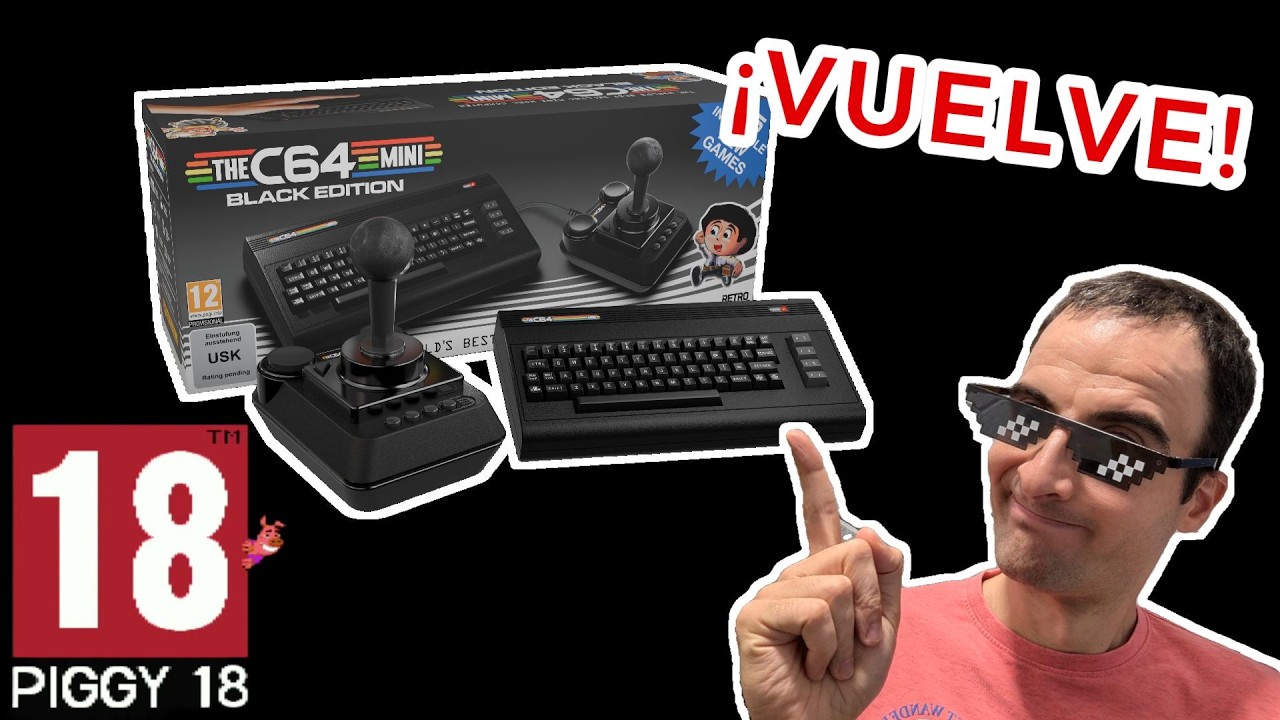 ¡El Commodore 64 se viste de negro! The C64 Mini Black Edition en acción