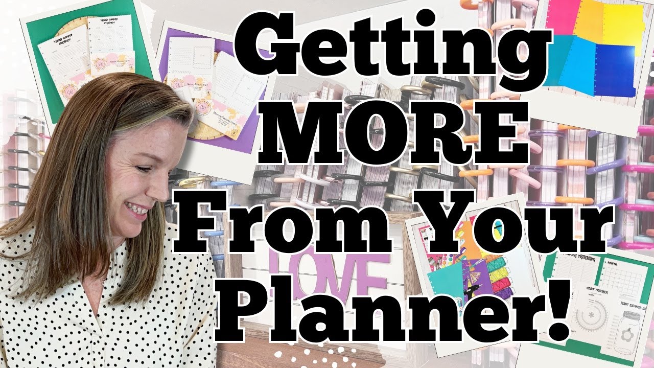 Getting MORE From Your Planner || NEW Release || The Scrappy Wife