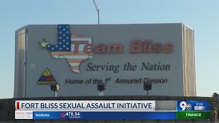 Fort Bliss gives details about new sexual assault initiative