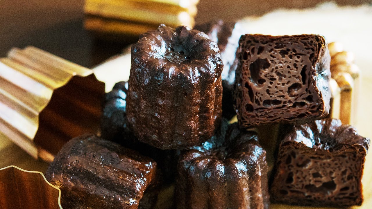 ⁣カヌレ・ショコラ How to make Cannelés au chocolat