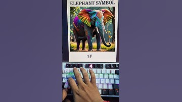 elephant symbol in MS Word shortcut key 🔐🗝️