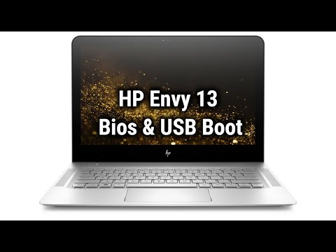 HP Envy 13 Bios & USB Boot