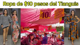 Encontré ropa de paca en $10 pesos en el Tianguis 😱✅