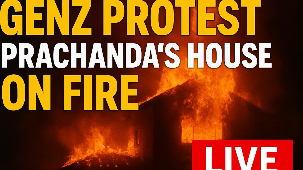 🔴 Exclusive Live Footage: GenZ Rage in Chitwan: House of Prachanda on ...