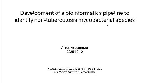 StaPH-B Call: Bioinformatics for Non-tuberculosis mycobacteria (November 2025)