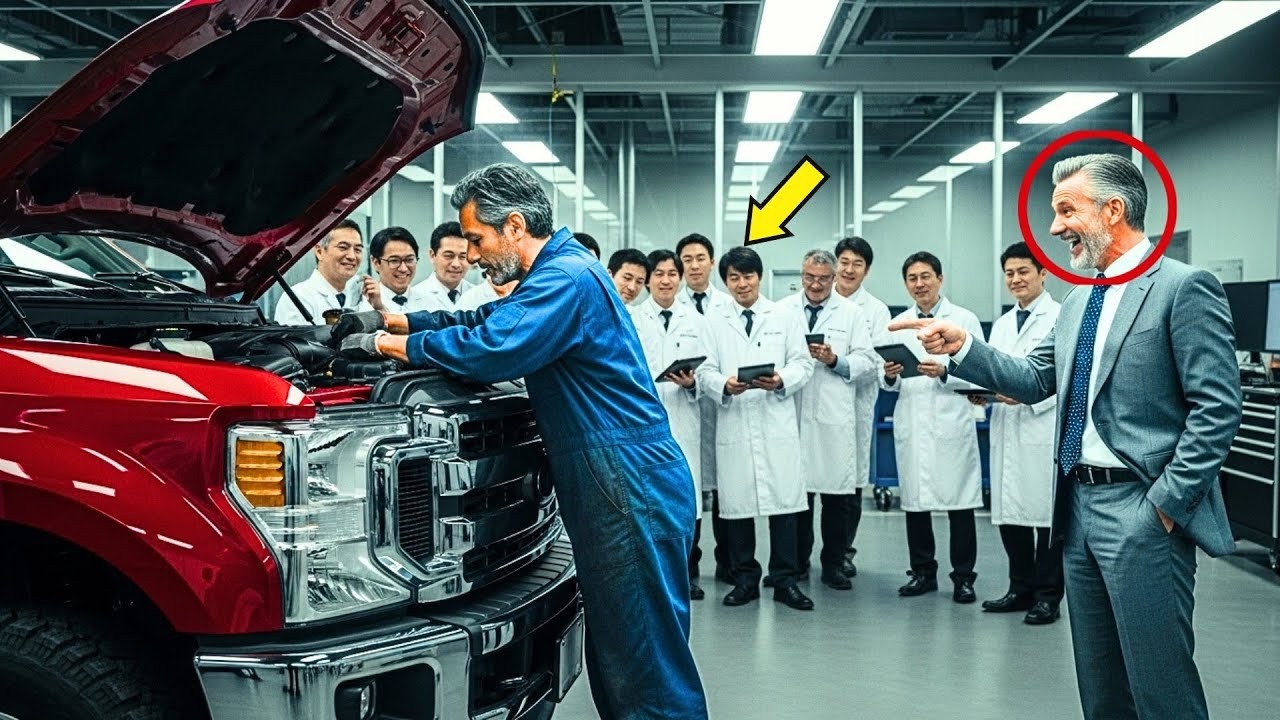 13 INGENIEROS JAPONESES FALLARON CON LA CAMIONETA HASTA QUE UN MECÁNICO LATINO DETECTÓ EL PROBLEMA