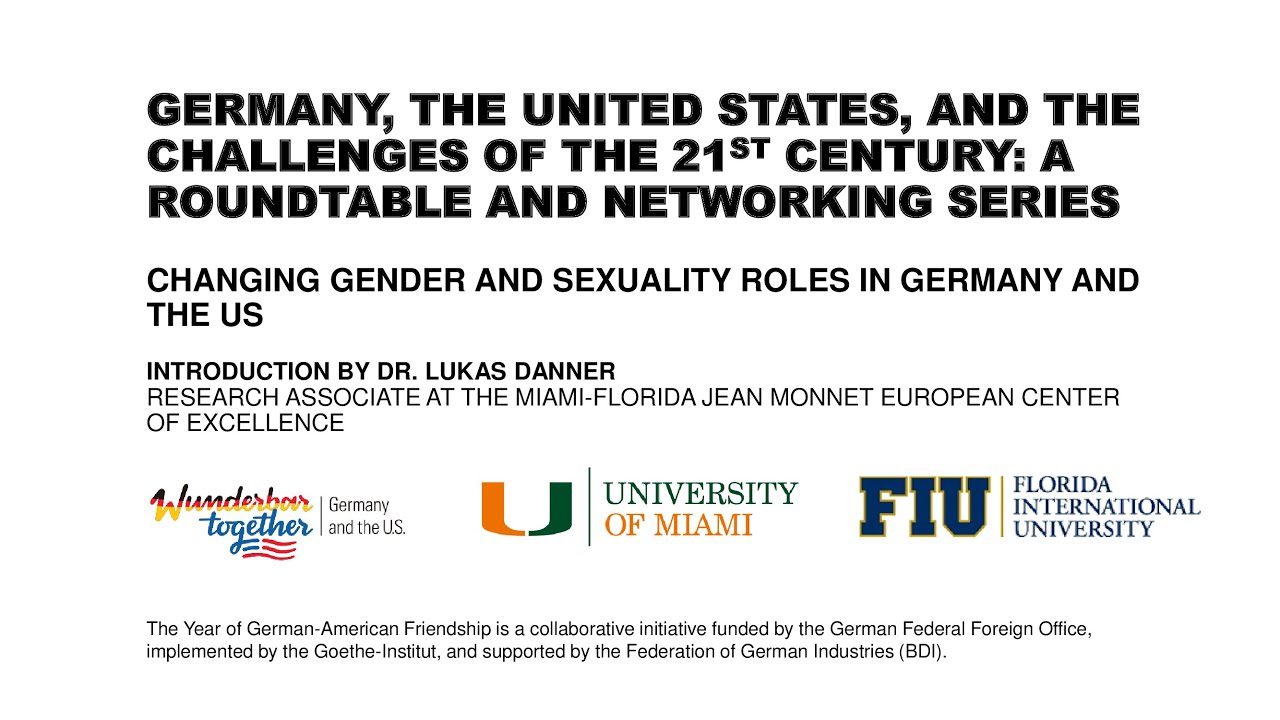 Changing Gender and Sexuality Roles in Germany and the US