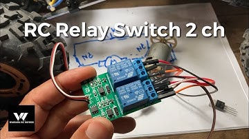 วิธีใช้ RC Relay Switch 2 ch pwm กลับทิศทางการหมุนของมอเตอร์ | รถตัดหญ้าบังคับ Wassana RC Mower