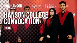 Hanson College Convocation 2016