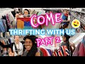 PART 2 Thrifting Summer, Shorts, thrifting men&#39;s section COME THRIFTING WITH US|#ThriftersAnonymous