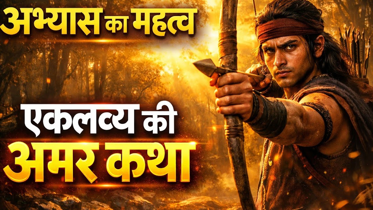 Abhyas Ka Mahatva- Eklavya Ki Amar Katha || Motivational Story 