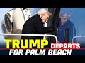 LIVE: U.S. President Trump departs for Palm Beach via Joint Base Andrews