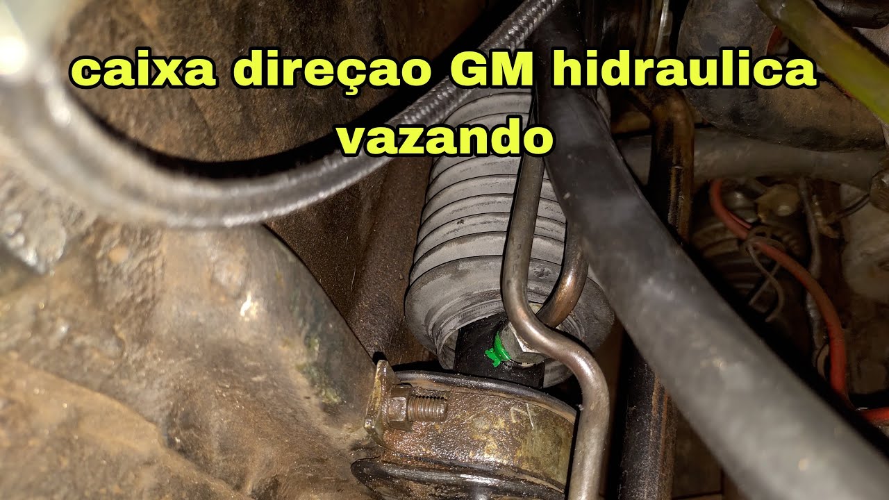 caixa de direção hidraulica do monza vazando muito, resolvido