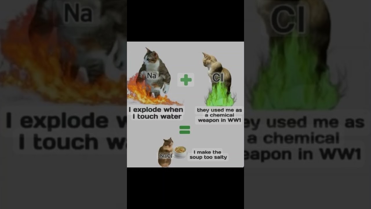 chemical reaction funny meme 