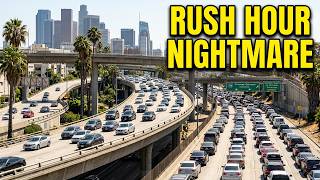 This 110 Freeway Entrance Is CRAZY in Daytime Traffic #lastreetdrive