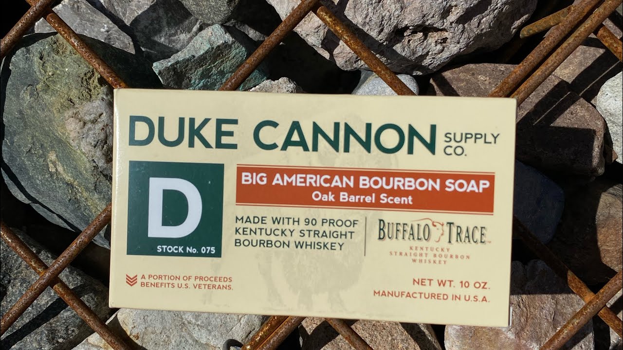 Duke Cannon Supply Co. Buffalo Trace Bourbon Soap, Big American, Oak Barrel Scent - 10 oz