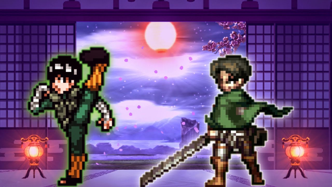 Rock Lee V2 VS Levi V2 in Jump Force Mugen