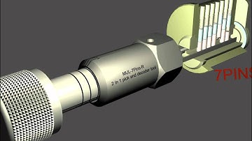 7 Pin Multilock Pick And Decoder Tool (Operation).wmv