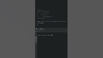 🐍 Python - List Comprehension #programming #python #coding #fyp