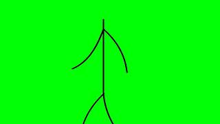 green screen stickman animation no copyright