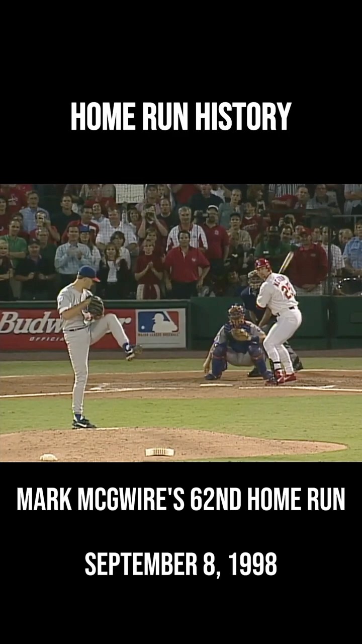 Home Run History ⚾ | Mark McGwire's 62nd Home Run - YouTube