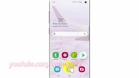 Samsung Galaxy S10 : How to turn on or turn off Blue light filter