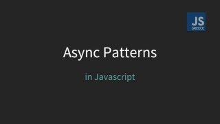 Rethinking Async in Javascript (Stratos Pavlakis, Sokratis Vidros) - GreeceJS #13