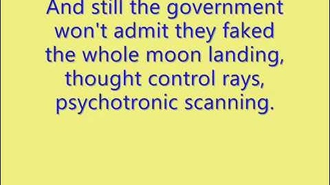 "Weird Al" Yankovic ~ Foil (Lyric Video)