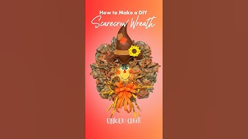 How to Make a Scarecrow Wreath for Fall