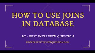 MySQL Joins Tutorial For Beginners | Inner, Left, Right, Cross Join | MySQL Joins With Examples