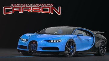 BUGATTI CHIRON vs DARIUS - FINAL RACE in NFS CARBON