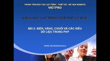 Hướng dẫn tự học lập trình Web với PHP   Bài 2