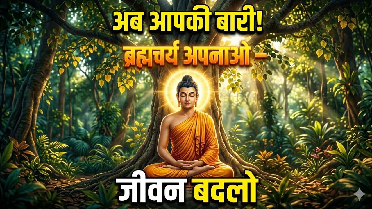 ब्रह्मचर्य अपनाओ, जीवन बदल जाएगा!🔥 #buddha #brahmacharya 