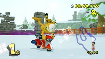 Mario Kart Wii (Fusion) Custom Tracks - Mirror (1 Player) #051 with Garfield